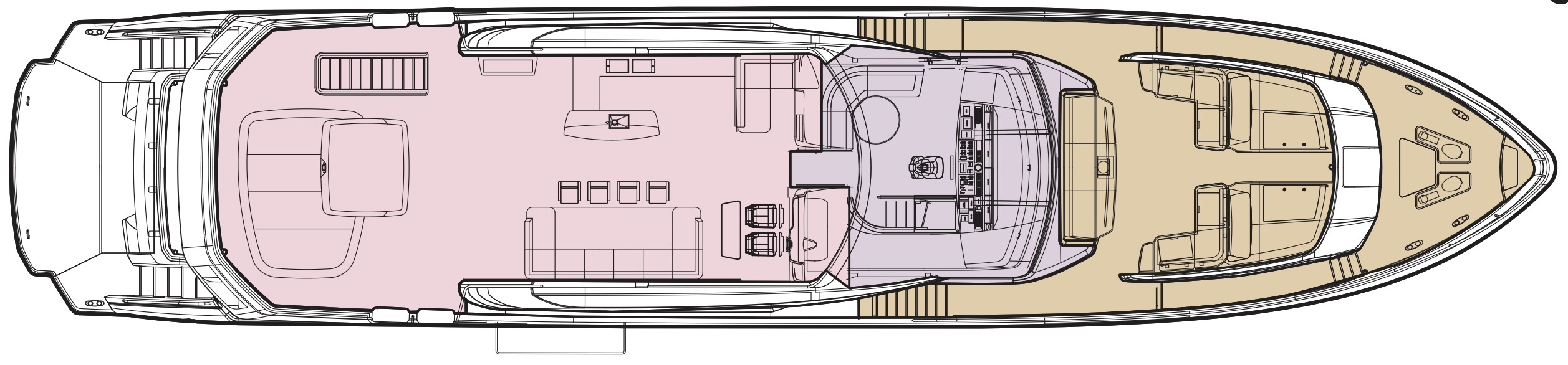 Princess35m upperdeck