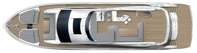 layout-yacht-sunseeker-76 flybridge