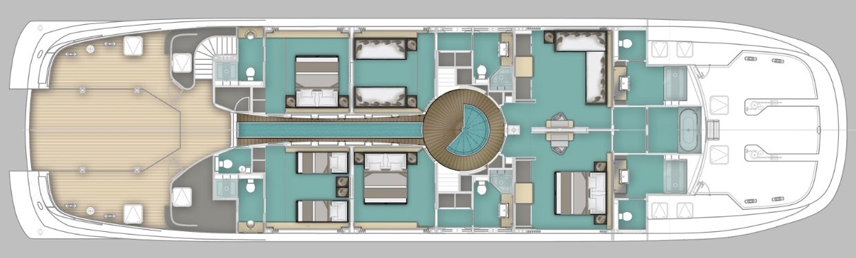 Curvelle Quaranta Accommodation Layout