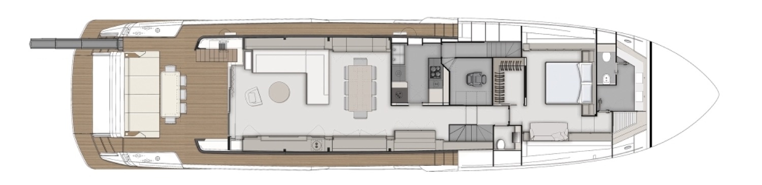 Ferretti 920 - Eagle One layout 3