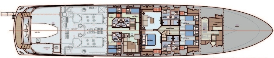 Jongert 39m LUCIA-M lowerdeck