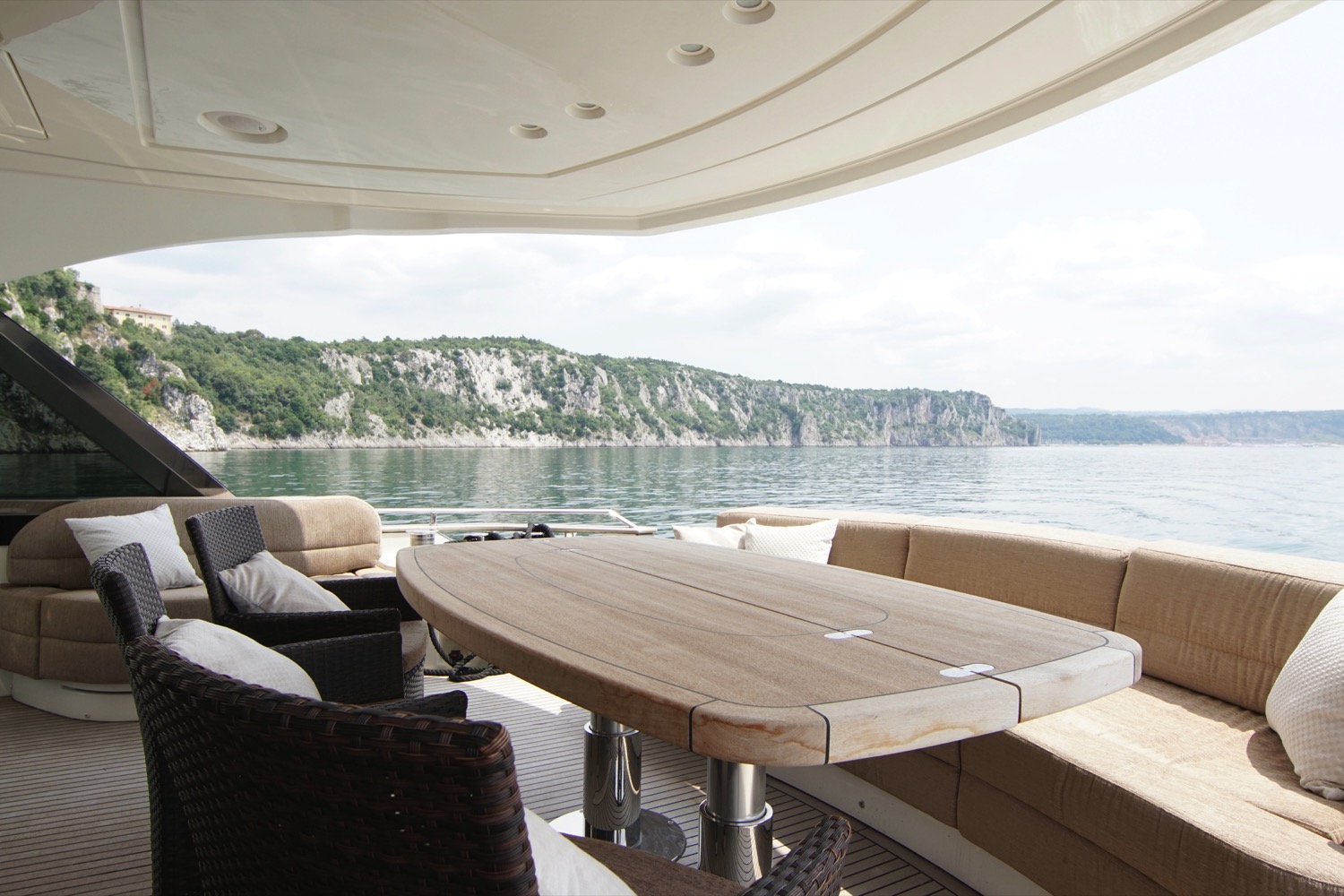 MCY 76 yacht for sale cockpit