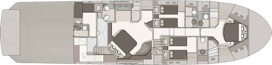 Monte Carlo 76 Yacht For Sale Layout Lower