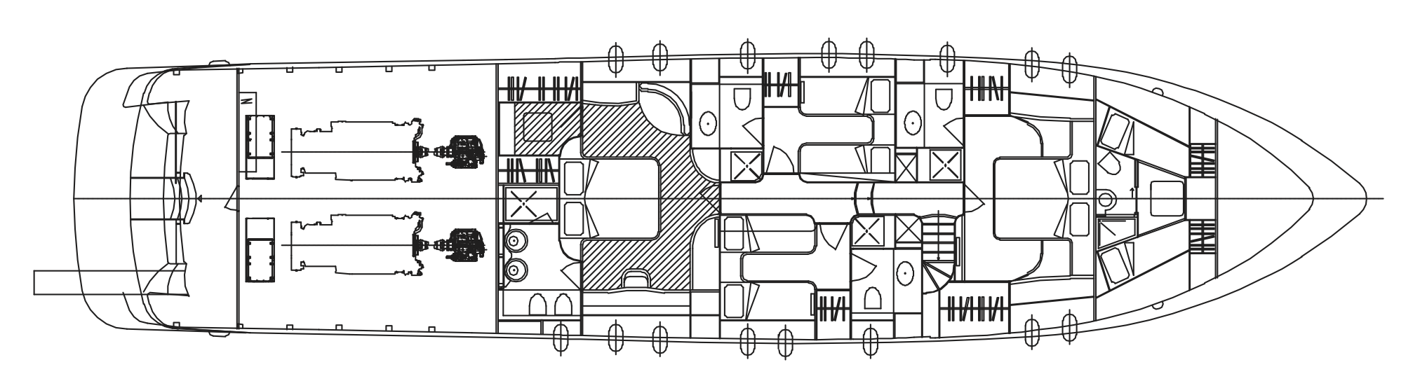 Maiora 27 lowerdeck