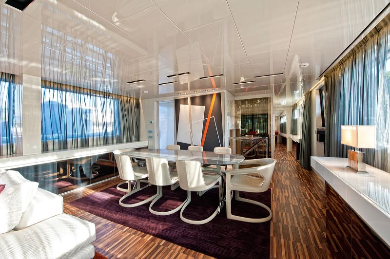 sanlorenzo sl104 yacht for sale dining