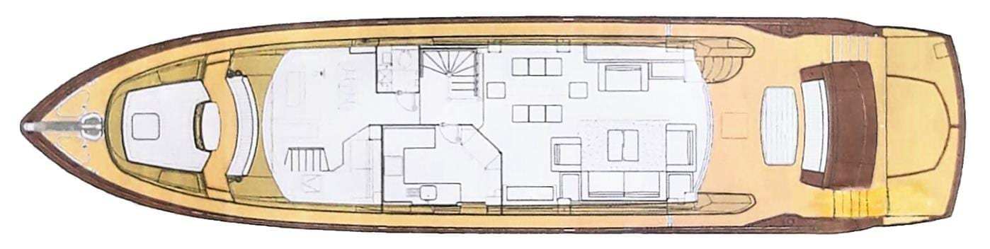 sunseeker 86 main deck